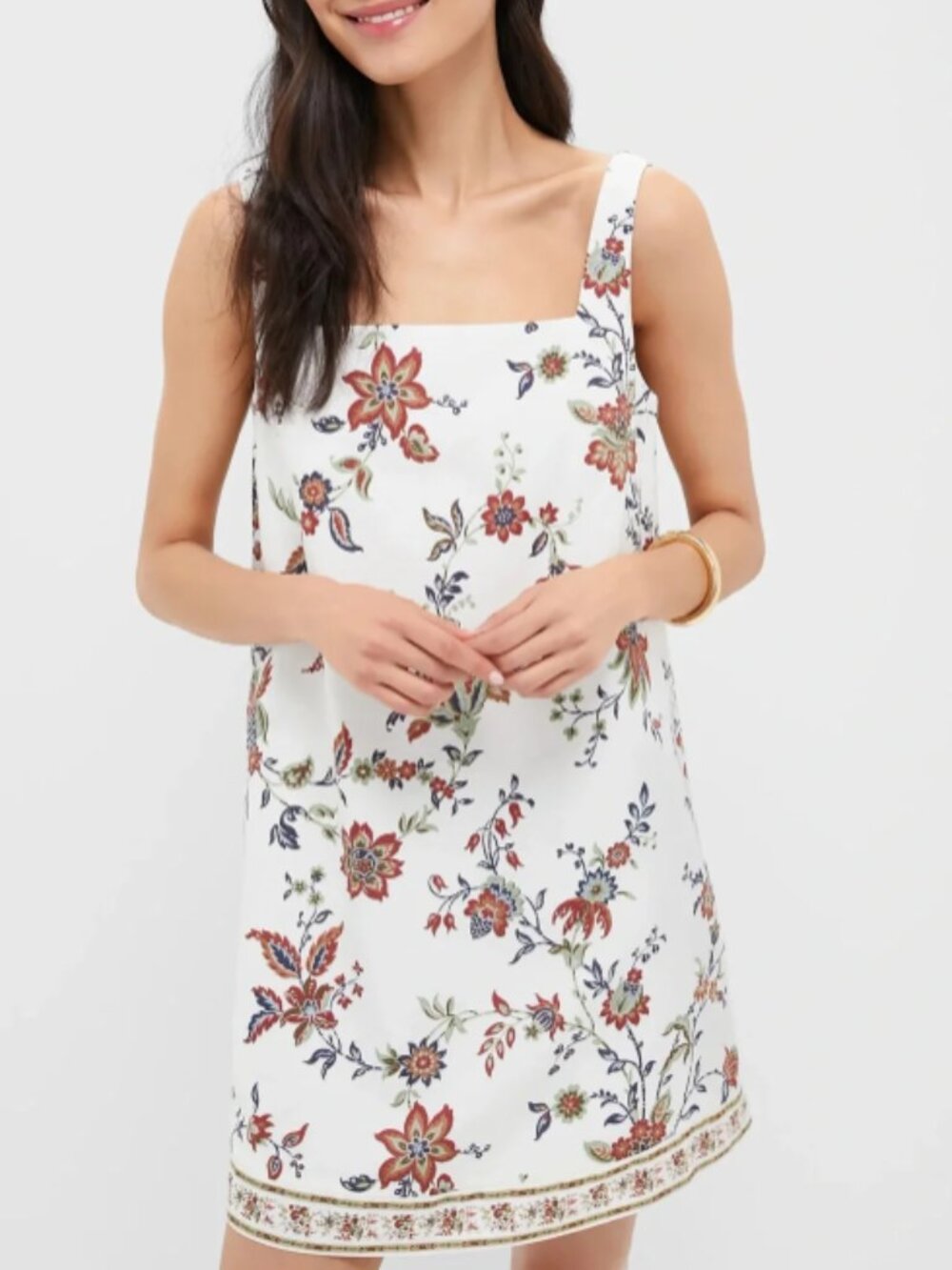 Tuckernuck Terracota Chinz Cotton Linen Cassie Dress - Sz M